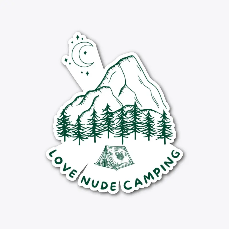 Love Nude Camping Green Forest